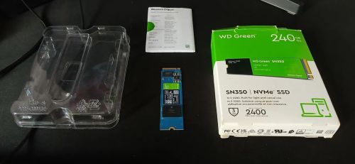SSD WD Green NVMe 240GB (novo)