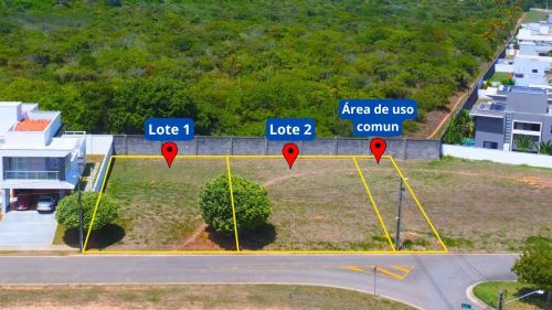 Lote duplo com 900 m² no Cond. Alphaville