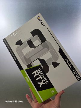 Placa de Vídeo Palit  RTX 3060 Dual 12GB