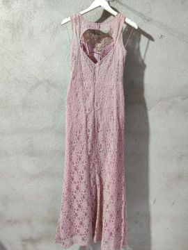 Vestido rose longo de festa 
