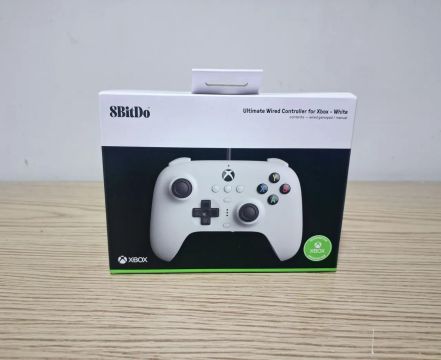 Promoção Controle Xbox 8BitDo Ultimate Wired Branco Novo( ACEITO CREDISHOP)