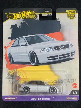 Miniatura Hot Wheels Audi S4 quattro - Premium Car Culture - Lacrado