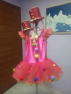 Vestido circo rosa