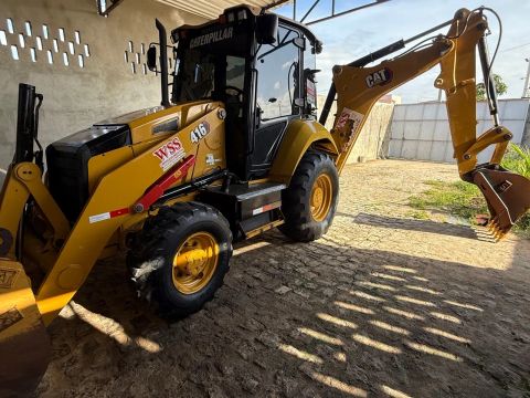 Vendo retro escavadeira Caterpillar 416