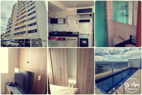 Apartamento de 01 quarto com lazer e vaga - QN 401 - Residencial Vitória - Samambaia Norte
