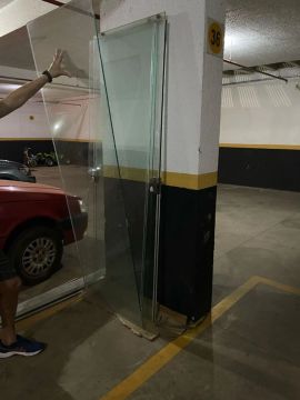 Portas de vidro temperado - usadas