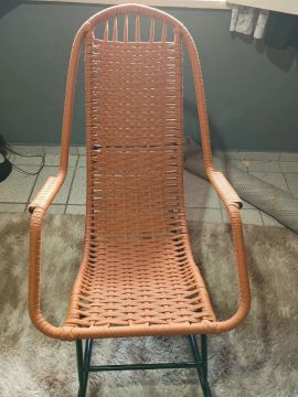 Cadeira de Balanço em corda náutica. R$ 450,00