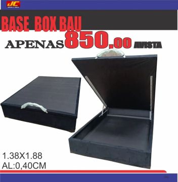Base Box Bau 1,38x1,88 - Apenas R$ 850,00