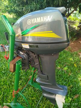 Motor de popa Yamaha 15Hp, ano 2018, R$ 9.150,00.