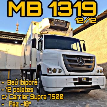 MB 1319 4x2 12/12 - Baú Frigorífico Ibiporã