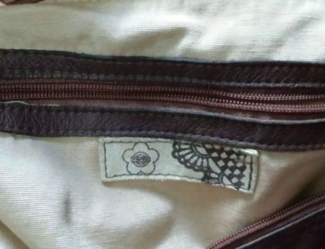 Bolsa marrom em couro Farm
