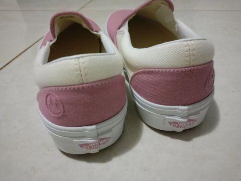 Tênis Vans Slip On Rosa