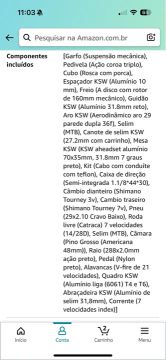 Bicicleta Aro 29 KSW - 21 Marchas