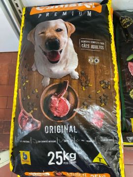 Promoção ração Canister Premium 25kg adulto 