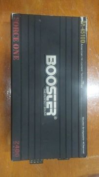 Amplificador Automotivo Booster Force One 2400 Watts 4 Canais
