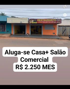 Aluga-se salão comercial grande 