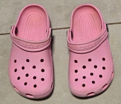 Crocs Rosa Infantil - Tamanho 10/11