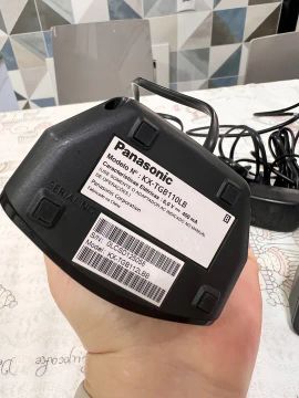 Telefone Panasonic KX-TGB110LCB - 2Bases - com Bina - Bivolt - Preto