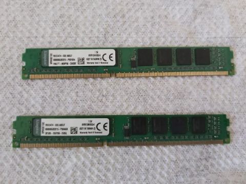 Memórias RAMs Kingston 4GB ddr3 1333mHz