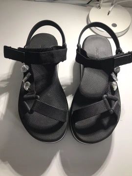 Papete Flatform AnaCapri Preta