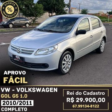 Gol G5 1.0 4p 2010/2011 -Completo- R$ 29.900,00 - Aprovo Fácil - Ent. 4.000,00+48X- Rei