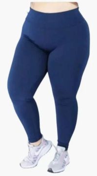 Legging azul feminina Tamanho G2 