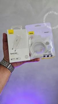 Carregador Turbo 20W Baseus para IPhone 
