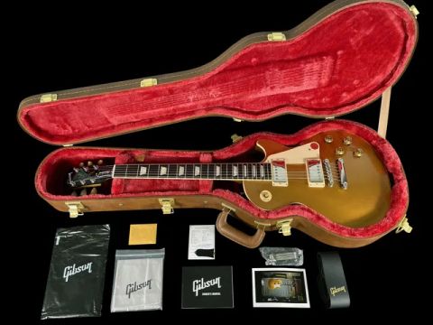 Guitarra gibson les paul standard 50's gold top 