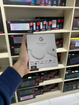 Google Chromecast 4ª Geração com Google TV 4K - Branco - Novo Lacrado