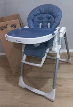 Cadeira de Alimentação para Bebê - Azul