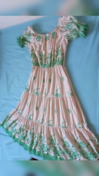 Vestido longo seminovo 