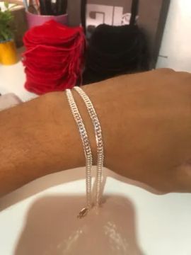 Pulseira elo duplo 4,5 mm