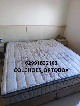 Colchão Super king da Ortobom com 5 anos de garantia