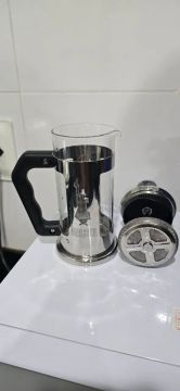 Cafeteira Francesa Bialetti - 350ml (Aço Inox e Vidro)