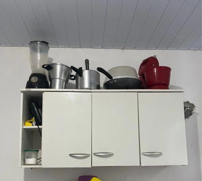 Armário de Cozinha Branco 3 Portas