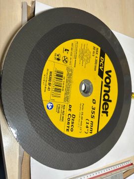 Disco de corte VONDER 355x3,2x25,40mm