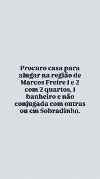 Procuro urgente casa para alugar 