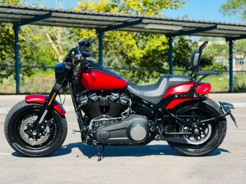 harley davidson fat bob 2019 com acessórios