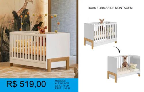Berço mini cama lindo, reforçado - temos a pronta entrega 