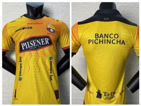 Camisa Barcelona SC Quayaquil Equador 2024/2025 Libertadores Leia Descrição