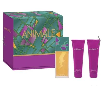 Kit Animale Feminino 100ml+loçao 100ml+gel Douche 100ml Eau De Parfum