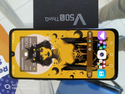 Smartphone LG V50 ThinQ 5G - 256gb, potente leia tudo. Leia tudo