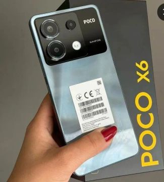 Cell Poco X6 256/08 ram Novo Lacrado Azul Entregamos 