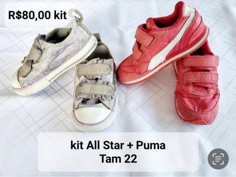 Tênis e sapatos infantis