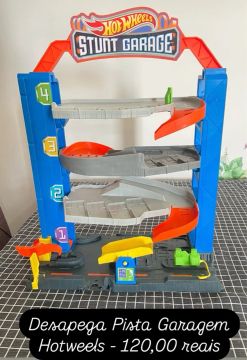 Pista Garagem Hot Wheels - 4 andares