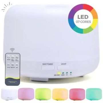 Difusor de AR Com Controle  E Luminária + Entrega Grátis e Garantia