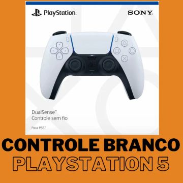 Controle Dualsense branco para Ps5