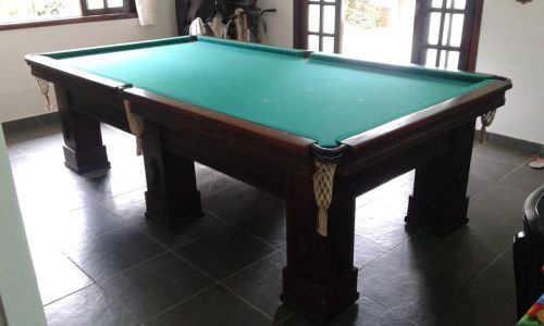 Mesa de Sinuca (Snookao)- Madeira Maciça