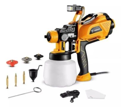 Pistola De Pintura E Pulverizador Elétrica Cor 600w
