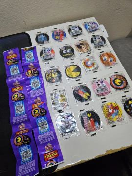 20 Tazos do Pacman Lacrado Elma Chips